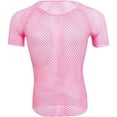 thumbnail image 3 of Bzhegqhd Perspective Large Mesh Men's Transparent Fishing Net Hollowed Out Men's Short Sleeved Round Neck Top/shirt without Pants, 3 of 4