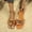 #0331-Orange, variant on Xucatan Womens Sandals Dressy, Metallic Accent Flat Shoes, Lightweight Comfortable Design for Spring Outdoor Wear Gift