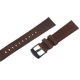 thumbnail image 3 of Rápido Desenganche Auténtico Cuero Reloj Banda 20mm Ancho Flor Vaca Cuero Reloj Correa para Hombres y Mujeres, Oscuro Marrón y Negro, 3 of 8