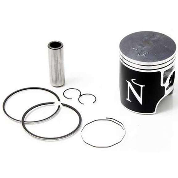 Namura Piston Kit for Yamaha DT125R/DT125RE/DT125X, Standard Bore 55.98mm, Includes Piston, Rings, Pin & Clips (NX-40011)