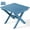 Navy, variant on SERWALL Outdoor Small Folding Side Table, HDPE All Weather Adirondack End Table, No Assembly Required, Navy