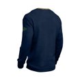 thumbnail image 4 of SLAINTE Men's Waffle Knit Button-Up Henley Shirt, Breathable Long Sleeve Casual Shirt for Streetwear and Outdoor Activities,Dark Blue,XL, 4 of 4
