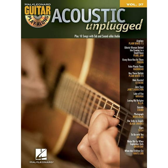 Hal Leonard Guitar Play-Along: Acoustic Unplugged: Guitar Play-Along Volume 37 (Other)