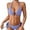 Blue, variant on Swim Suits for Women Solid Color Fashion Texture Set Sexy Lace Up Triangle Bikini Sets for Women Swimwears Bathing Suits,Pink,S