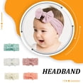 thumbnail image 4 of Jumpingount Cómoda diadema para niña, cintas para el pelo con lazos para recién nacidos y niños pequeños, diademas de nailon para niña Ropa, zapatos y accesorios Miscelánea Melon rojo, 4 of 6