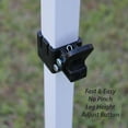 thumbnail image 3 of King Canopy Ares 10'x10' Instant Pop up Canopy Booth, 1 1/2 Inch Leg, Steel Frame, White, 3 of 8
