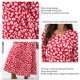 thumbnail image 5 of Vestido largo con lazo en la cintura y manga larga, vestido largo con escote en V, vestido largo con cuello en V y manga larga, vestido largo con estampado floral y manga larga, mayor durabilidad, 5 of 6