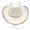 White, variant on Cowboy Hat Wide Brim Knight Hat for Disco House Cocktail Parties Vacation Glittering for Comedian Actor