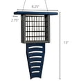 thumbnail image 5 of JCs Wildlife Recycled Suet Feeder Tail Prop Bird Feeder (Blue/Gray, Single), 5 of 8