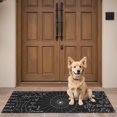 thumbnail image 4 of Math Equations Geometry Shapes Black Pattern Door Rugs,Washable Non Slip Door Mats Indoor,Decorative Door Mats,Entry Mat Indoor for Entrance,Bedroom,Kitchen,Bathroom,16"x47", 4 of 6
