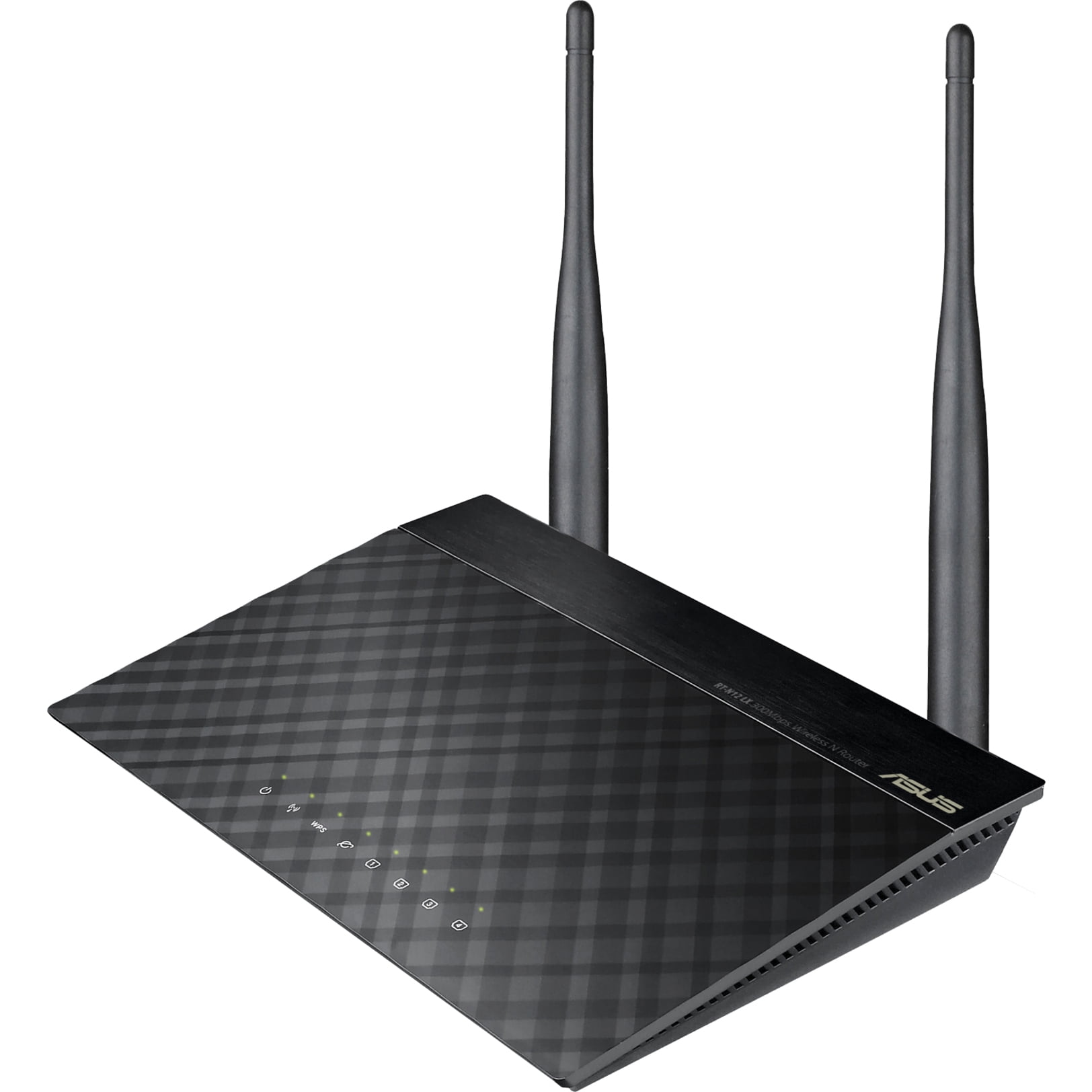 Asus RT-N12 D1 IEEE 802.11n Wireless Router - 2.40 GHz ISM Band - 2 x Antenna - 37.50 MB/s Wireless Speed - 4 x Network Port - 1 x Broadband Port