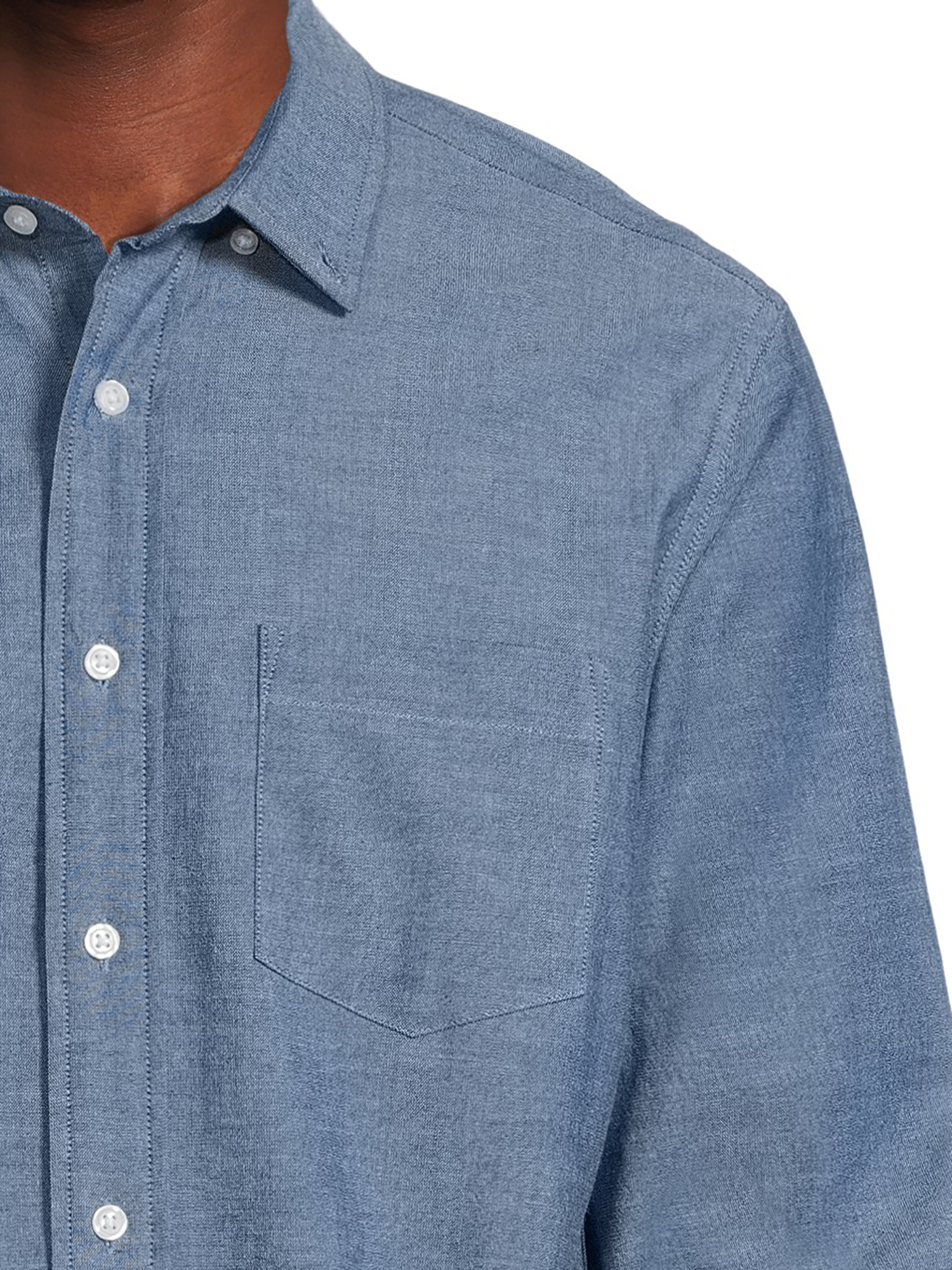 George Men's Poplin Shirt with Long Sleeves