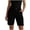 Black#womens party shorts, variant on UVEASISHA Cargo Shorts for Women Elastic Waist Twill Shorts High Waisted Button Fly Shorts Stretchy Knee Length Hiking Shorts with Pockets White XXL