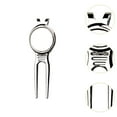 thumbnail image 5 of Golfs Divot Repair Tool with Golfball Marker Club Grooves Cleaner Putting Green Fork Golfs Bag Accessories, 5 of 8