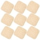 thumbnail image 1 of 100 hojas de papel antiadherente para freidora de aire, alfombrilla resistente al calor para hornear (marrón), 1 of 7