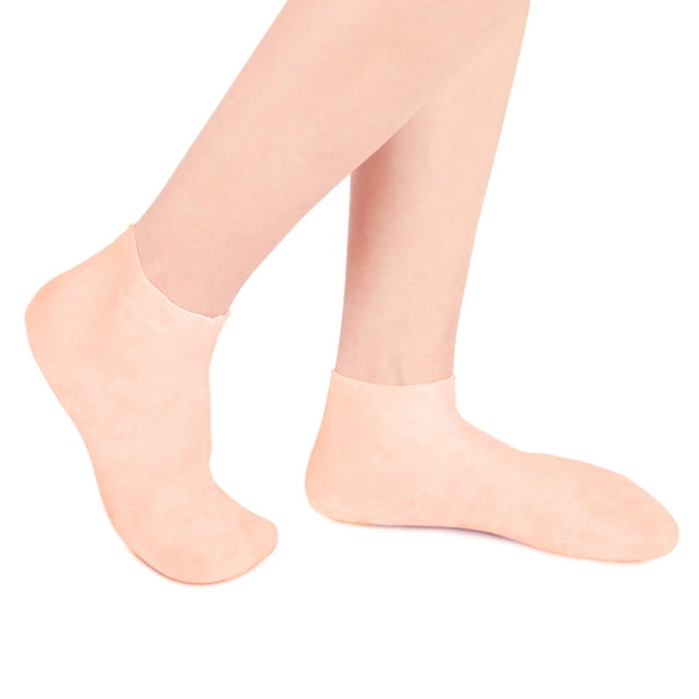 Calcetines De Silicona 1 par de calcetines para el cuidado de los pies Gel hidratante Calcetines protectores de piel agrietada (M)