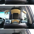 thumbnail image 2 of Car Imitation Leather Retractable Hanger Car Hanger Clothes Support Rv Truck Beige, 2 of 8