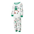 thumbnail image 5 of KelaJuan Christmas Family Pajamas Matching Set Santa Claus Print Long Sleeve Tops and Pants Sleepwear Soft Nightwear, 5 of 7