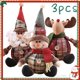 thumbnail image 2 of Muñeco de nieve y alce de 3 piezas para decoración de árbol, adorno de Reno y Papá Noel, muñeco de pie para regalo de fiesta de navidad, 2 of 4