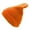 Orange, variant on Knit Cuffed Beanie Hat Cap Warm Winter Men Women Soft Toboggan Orange