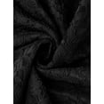 thumbnail image 6 of DARING DIVA Women's Plus Size Floral Lace 3/4 Sleeves Pocket Cocktail Dress 1X Black, 6 of 6
