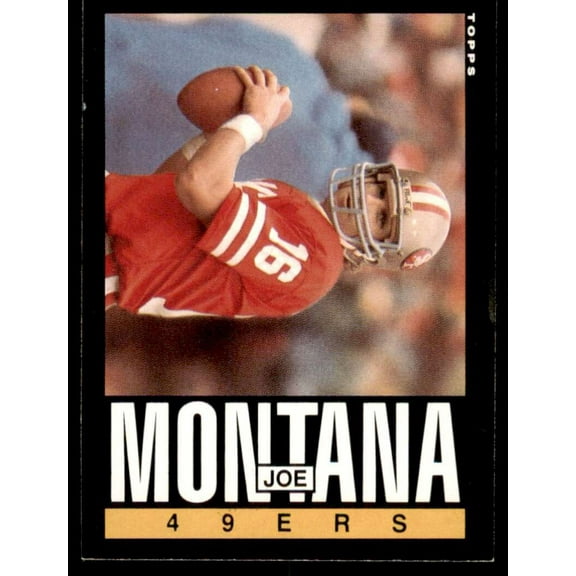 Joe Montana Card 1985 Topps #157