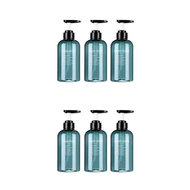 Yuarrent 3Pc Foaming Soap Dispenser Lotion Shampoo Pump Bottle - 2piezas Azul 300 ml