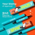 thumbnail image 2 of SWISS BEAUTY Craze 2-N 1 mudgeproof Eyeliner With Fine Tip For Precise Application | Black, 2.8Ml, 2 of 4