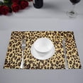 thumbnail image 3 of MKHERT Beautiful Tiger Colorful Wild Animal Print Placemats Table Mats for Dining Room Kitchen Table Decoration 12x18 inch,Set of 4, 3 of 4