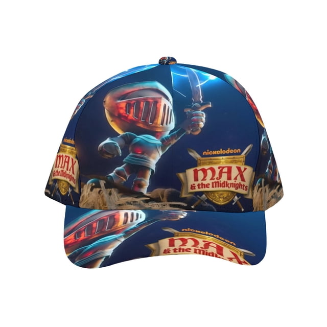 Max y los Caballeros Medianos Gorra de Béisbol para Hombres, Mujeres y Niños, Gorra Clásica de Visera Plana, Gorra Hip Hop Trucker, Snapback Ajustable