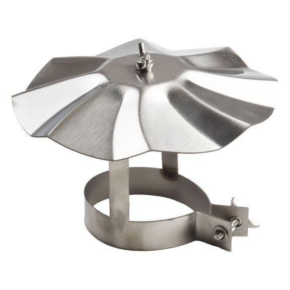 CENL Chimney Cap Stove Chimney Pot Roof Cover Umbrella Hat Stainless Steel Pipe Rain Cap Cover 60mm 76mm 106mm Outdoor Stove Parts