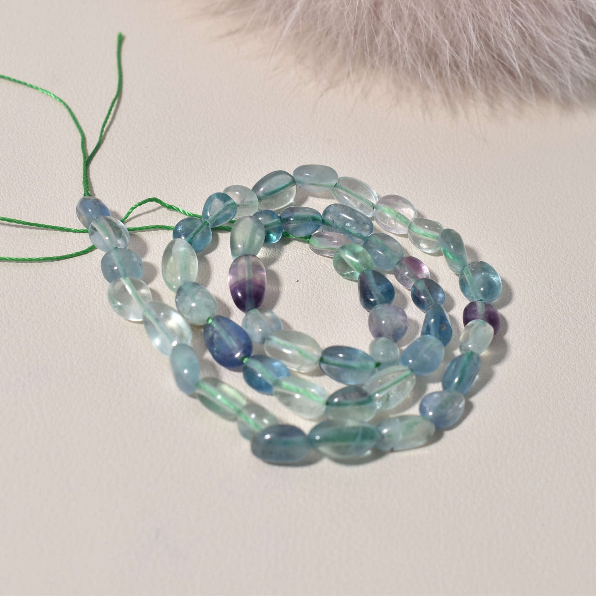 ERDOUY 5 pieces 6 * 9mm irregular shaped natural crushed stone crystal color transparent natural stone semi-finished DIY jewelry accessories