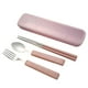 thumbnail image 2 of Juego de Cubiertos Portátil de Acero Inoxidable, Cuchara, Tenedor y Palillos, Caja de Viaje Compacta, Fácil de Limpiar, Ideal para Picnic, Camping y Escuela. Juego de 3 Piezas. Tamaño de La, 2 of 4