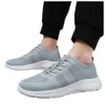 thumbnail image 3 of Sopiago Running Shoes for Men Men's Running Shoes Walking Shoes Athletic Fashion Sneakers Mesh Workout Casual Sports Shoes Grey,45, 3 of 9