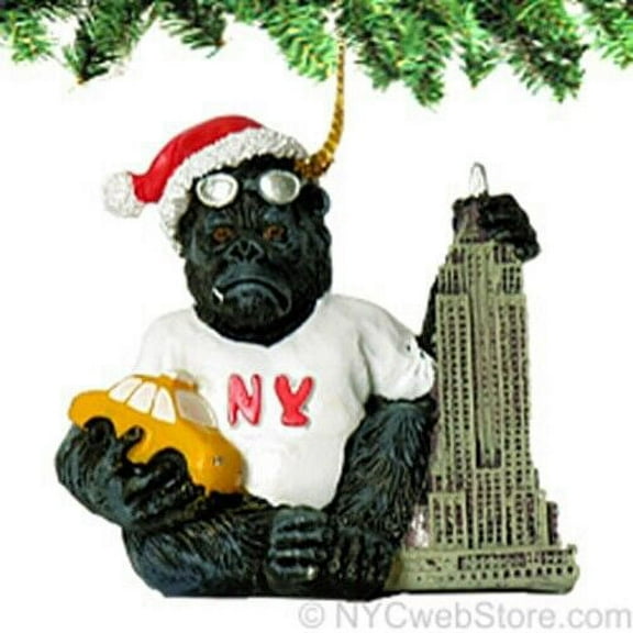 King Kong Loves NY Ornament