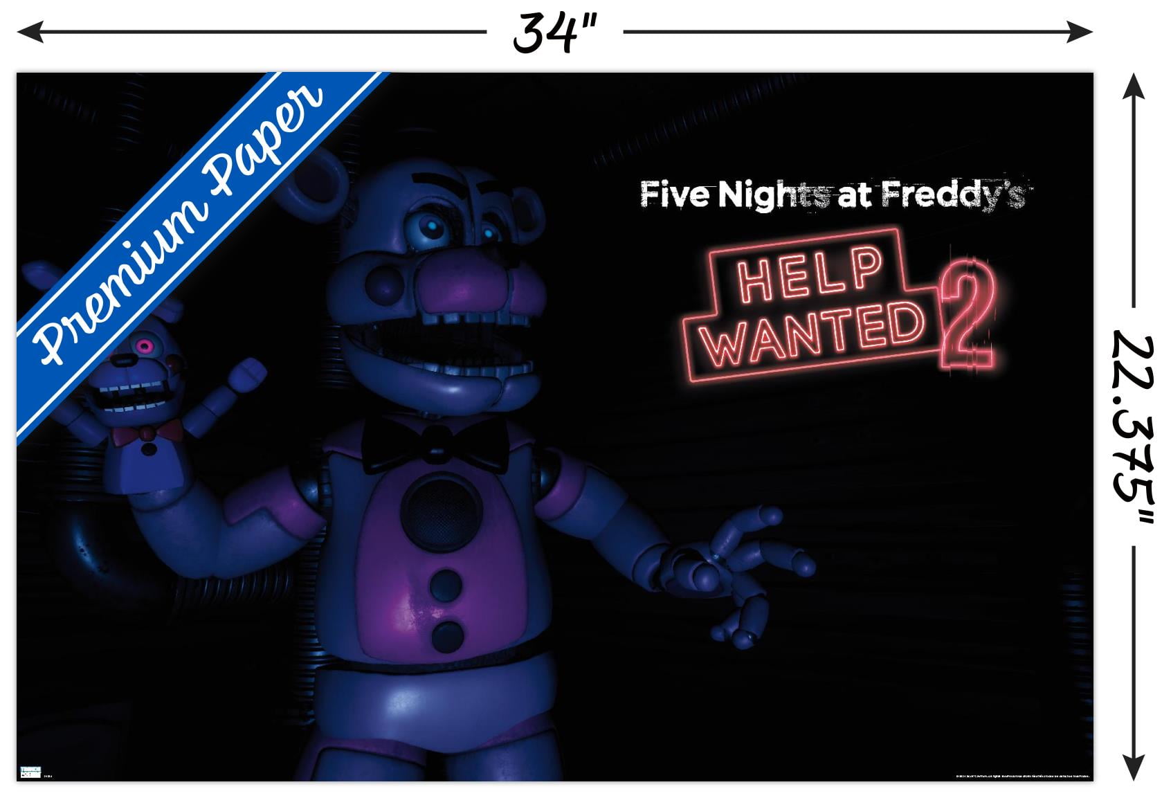 Five Nights at Freddy's: Help Wanted 2 - Funtime Freddy Wall Poster, 22.375" x 34"