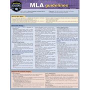 MLA Guidelines - 9th Edition : a QuickStudy Laminated Style Reference Guide (Edition 9) (Other)