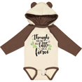 thumbnail image 3 of Inktastic Though She Be but Little She is Fierce Shakespeare Girls Long Sleeve Baby Bodysuit, 3 of 5