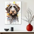 thumbnail image 3 of Wirehaired Pointing Griffon Dog Cat Portrait Watercolor Painting Custom Canvas/Framed Canvas Prints - Wall Art for Home Decoration, Memorial Gift for Pet Lovers Dog Moms, home decor living room, 3 of 4