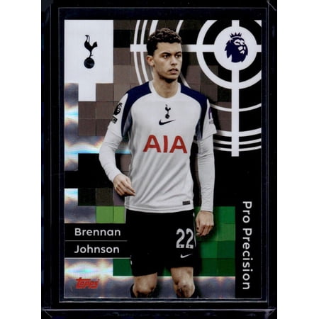 Near Mint 2025 Topps Premier League Brennan Johnson #416 Tottenham Hotspur Soccer Card