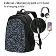 thumbnail image 2 of Balery Gothic Skull Print USB Charging Backpack for Men and Women - Water-Resistant, Anti-Theft Laptop Backpack with USB Port for Travel, Work, School, and College, 2 of 7