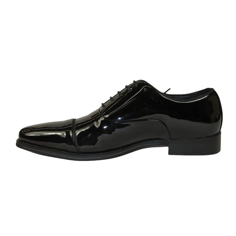 Men Santino Luciano Formal Dress Shoes Patent Leather Shiny  display picture 2
