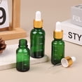 thumbnail image 5 of Frascos cuentagotas de 5 ml a 100 ml con escala, reactivo para gotas oftálmicas, vidrio verde, botella con pipeta para líquidos de aromaterapia, botellas rellenables para viajes, 5 of 5