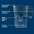 Brita Large 10 Cup Water Filter Pitcher with 1 Brita Elite Filter, Made