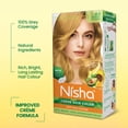 thumbnail image 4 of Nisha Creme Hair Color | Permanent Long Lasting Blonde Hair Dye Color Kit | Golden Blonde | 5.07 Oz, 4 of 10