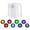 8 colors, variant on Motion Sensor Toilet Night Light, Toilet Bowl Seat Light, Color Changing Toilet Light Body Motion Sensor Toilet Toilet Lamp, for Bowl All Lid Activated Night Toilet Motion Light FZOW