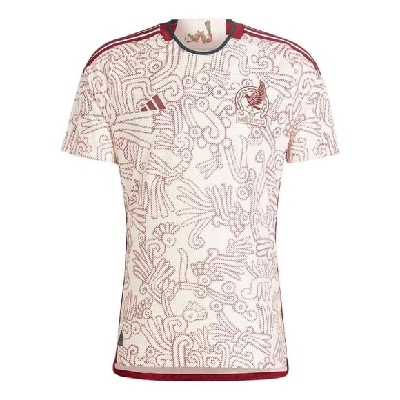 Jersey Playera Adidas de la Seleccion Nacional de Mexico De Visitante Version Jugador Para Hombre Talla Chico (S)
