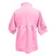 thumbnail image 5 of Blusa de cuello alto lisa para mujer - Top plisado con mangas cortas abullonadas, poliéster, tallas S-XL, 5 of 5