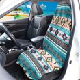 thumbnail image 3 of POLERO Car Seat Cover Protector Soft, Compatible with Van Automotive, Car Seat Towel Cover Fit for SUVs Cars(Southwestern Tribal Pattern 1 Pack), 3 of 7