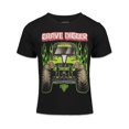 thumbnail image 3 of Camiseta Monster Jam para niños pequeños, paquete de 3 unidades, negro/rojo/gris, 4T, 3 of 8